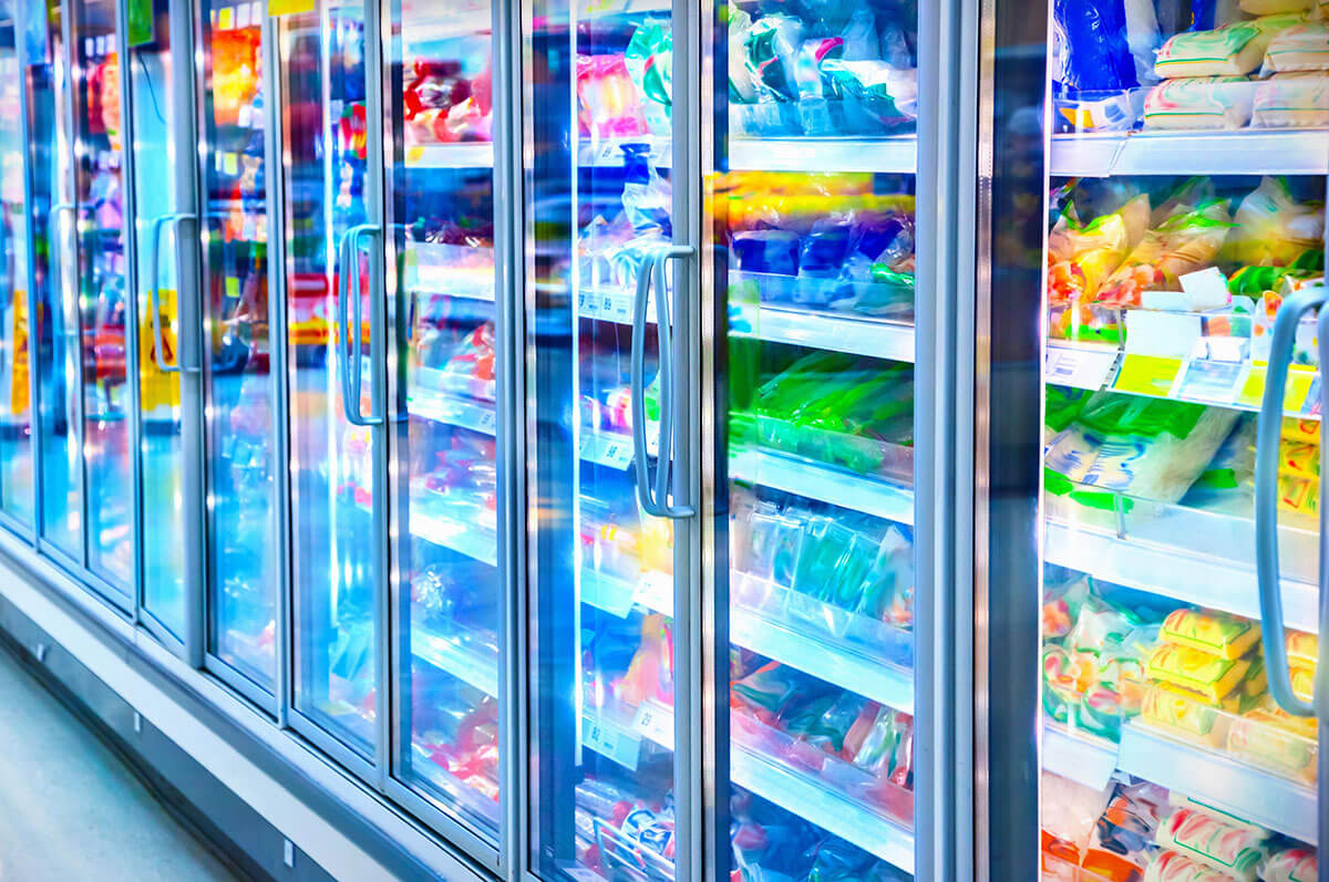 grocery store cooler aisle